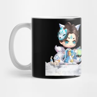 A Sweet and Endearing Fox Painting Mug